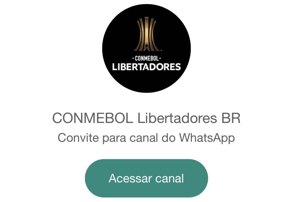 CONMEBOL Libertadores no WhatsApp